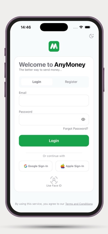 AnyMoney App Screenshot 1